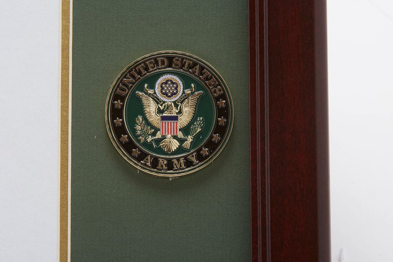 Allied Flag Allied Frame United States Army Presidential Memorial Certificate Frame with Medallion - 8 x 10 inch - Image 2